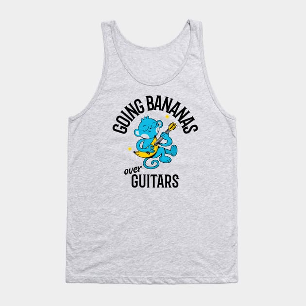 Going Bananas over Guitars Tank Top by DeliriousSteve